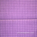 Tecidos de lã escovados em malha roxa xadrez jacquard